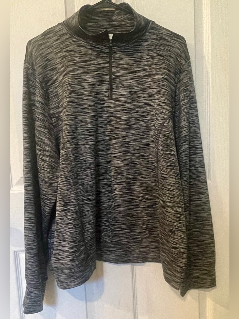 J. Crew Men’s Heathered Gray Quarter-Zip Pullover